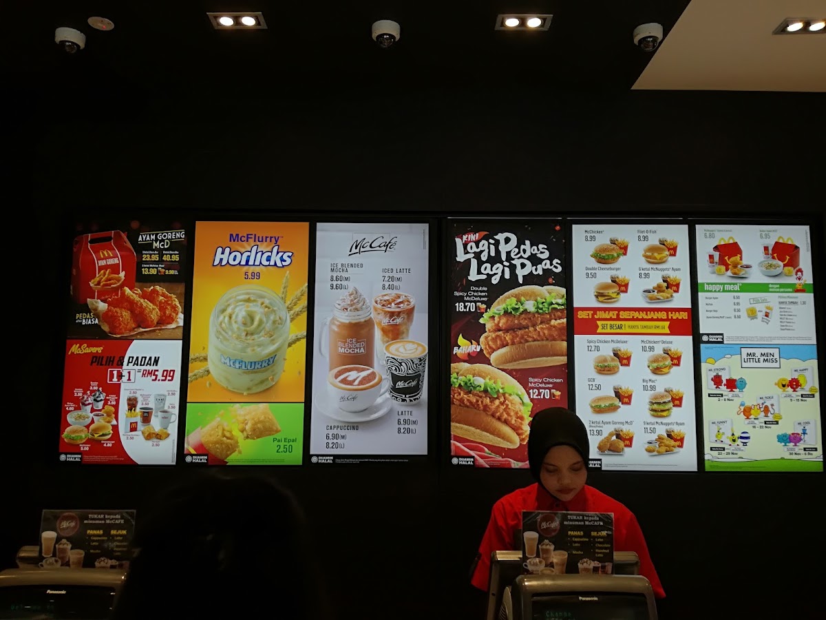 McDonald's Kuantan Riverfront DT Photo Menu 1