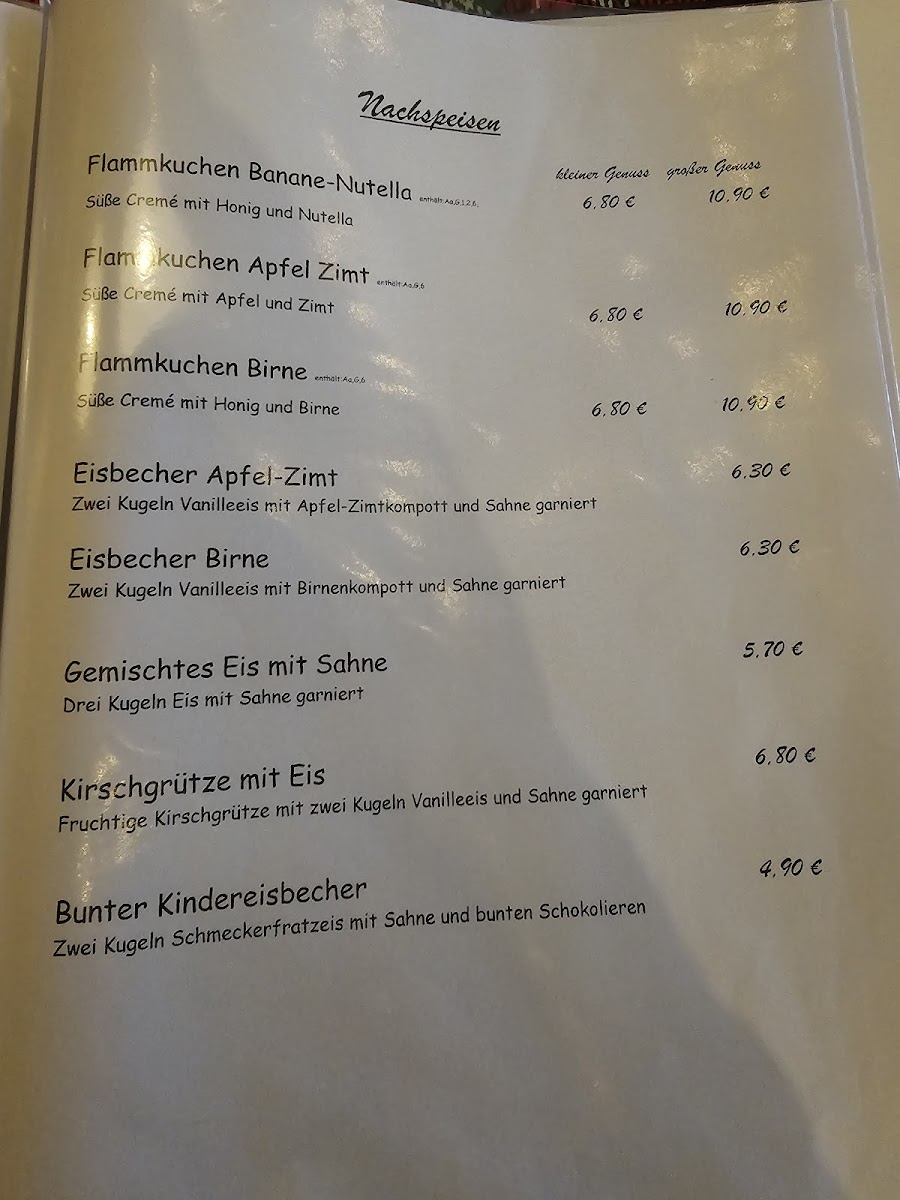 Das Flammkuchenhaus Photo Menu 3