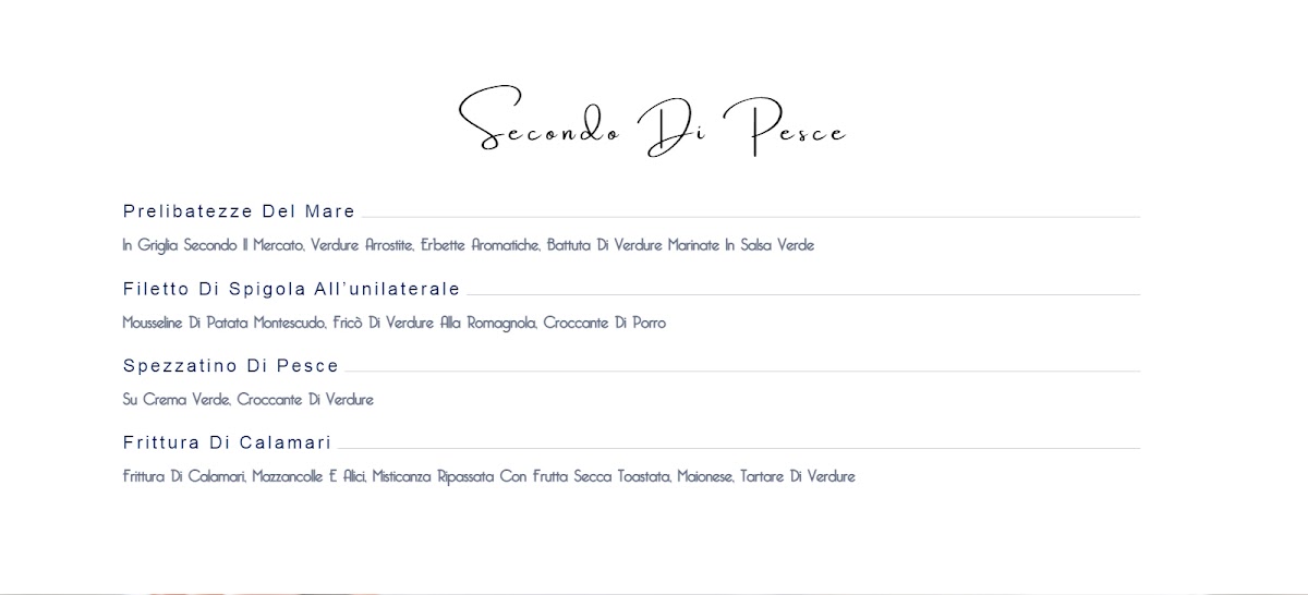 Atelier Gourmet Gatteo mare: Ristorante Photo Menu 8