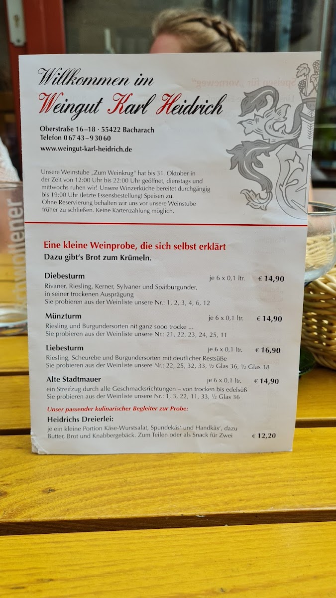 Weingut Karl Heidrich Photo Menu 2