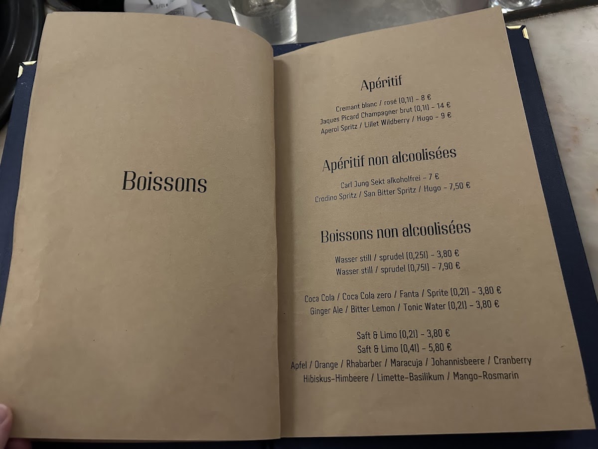 Le Coq Restaurant - Heidelberg Photo Menu 1
