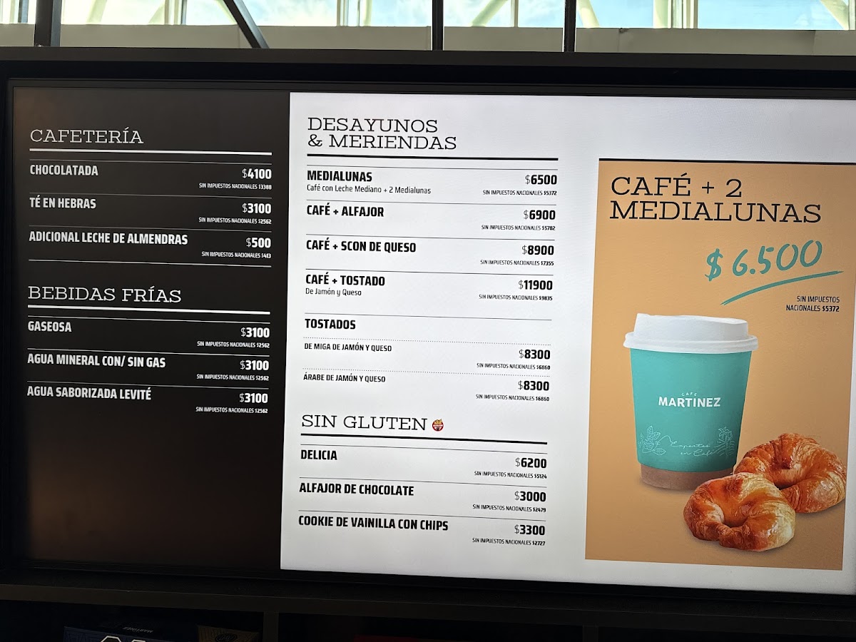 Café Martinez Photo Menu 1