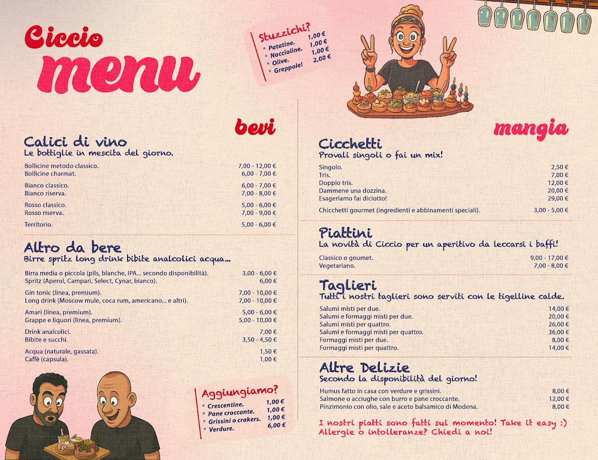 Ciccio Photo Menu 1