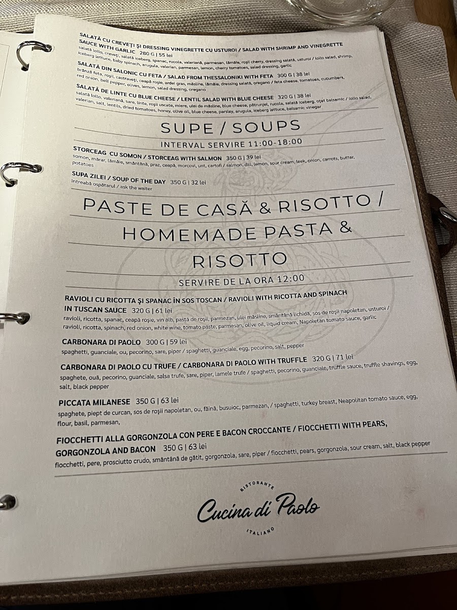 Cucina di Paolo Photo Menu 1