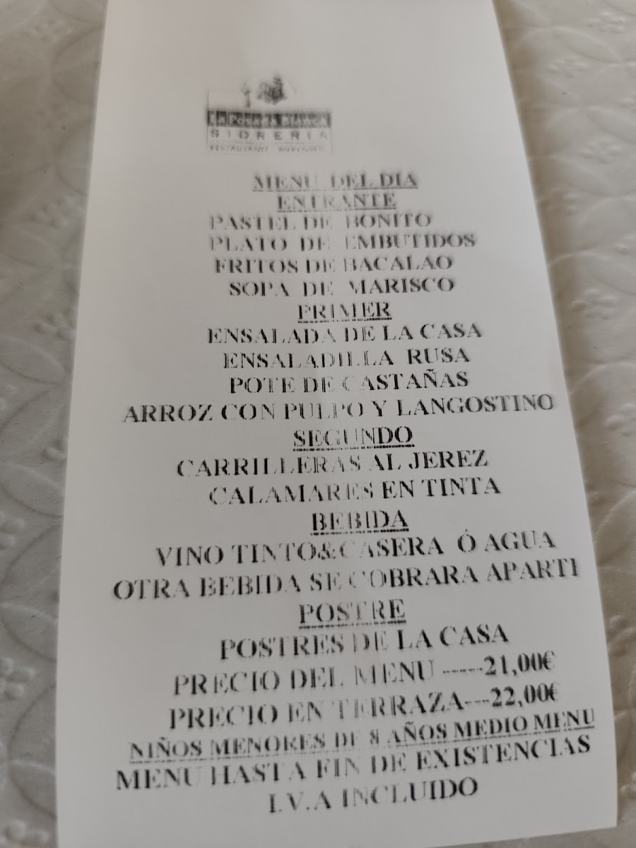 La Posada Blanca Photo Menu 2