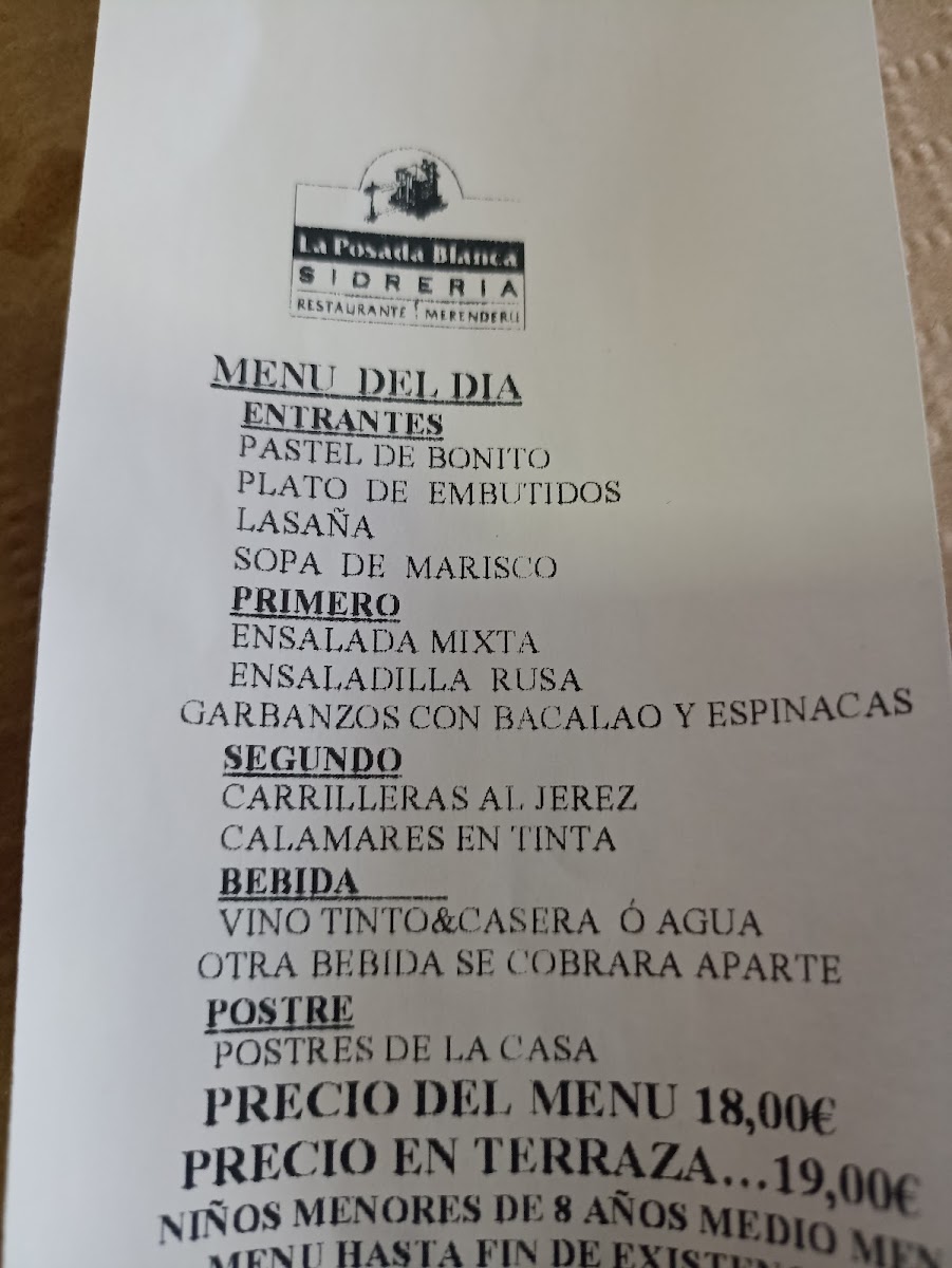 La Posada Blanca Photo Menu 9