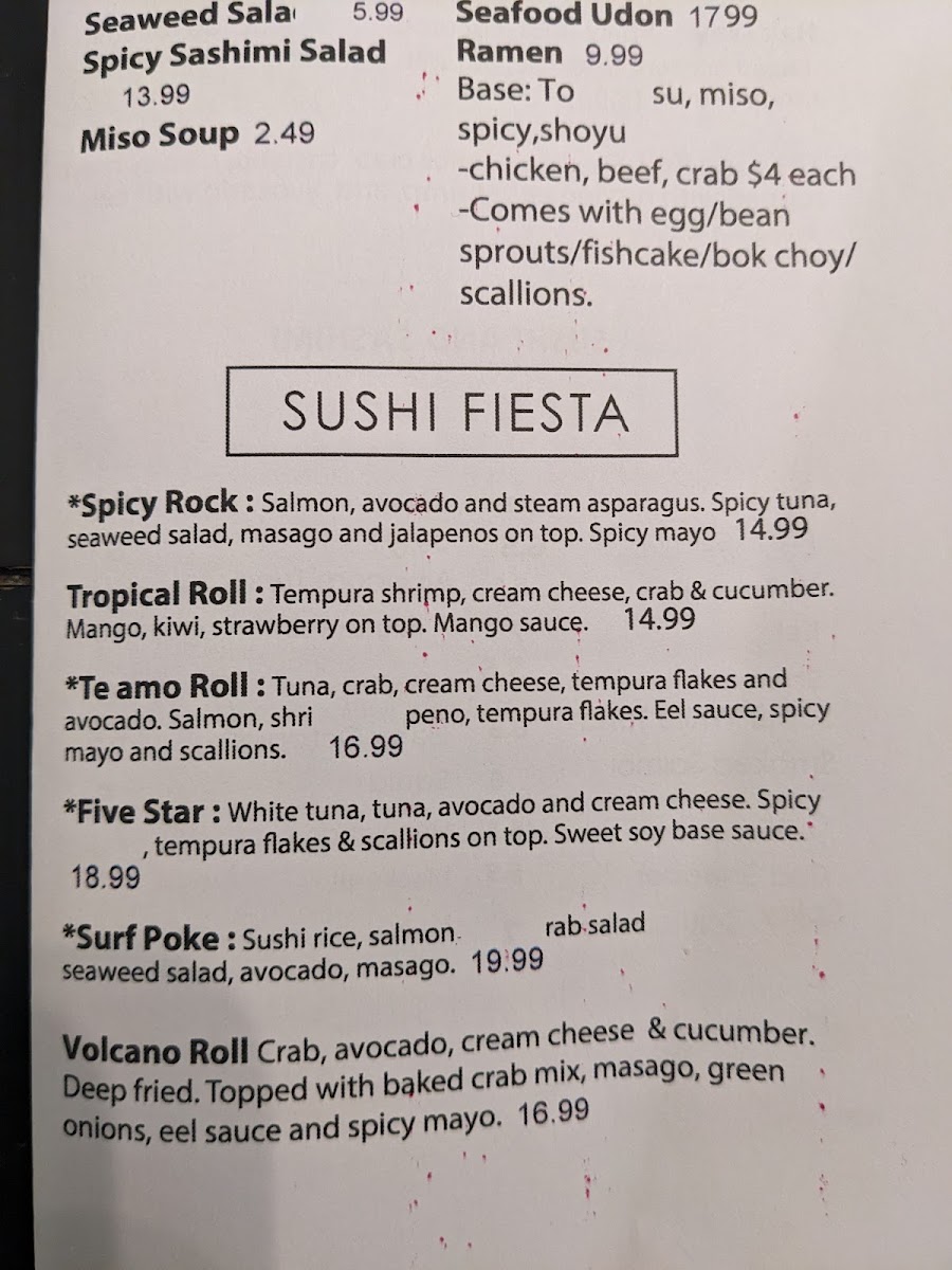 Sushi 201 Photo Menu 7