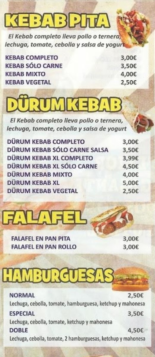 Farooq Doner Kebab Pizzeria Photo Menu 1