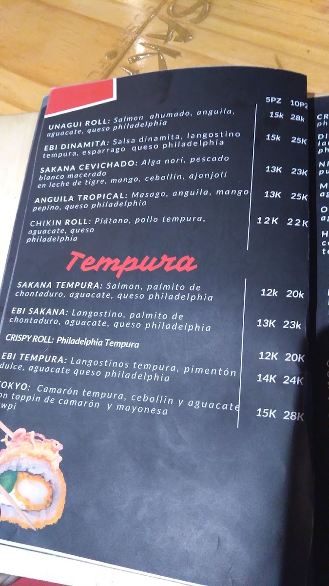 Sakana Sushi Fusion Photo Menu 4
