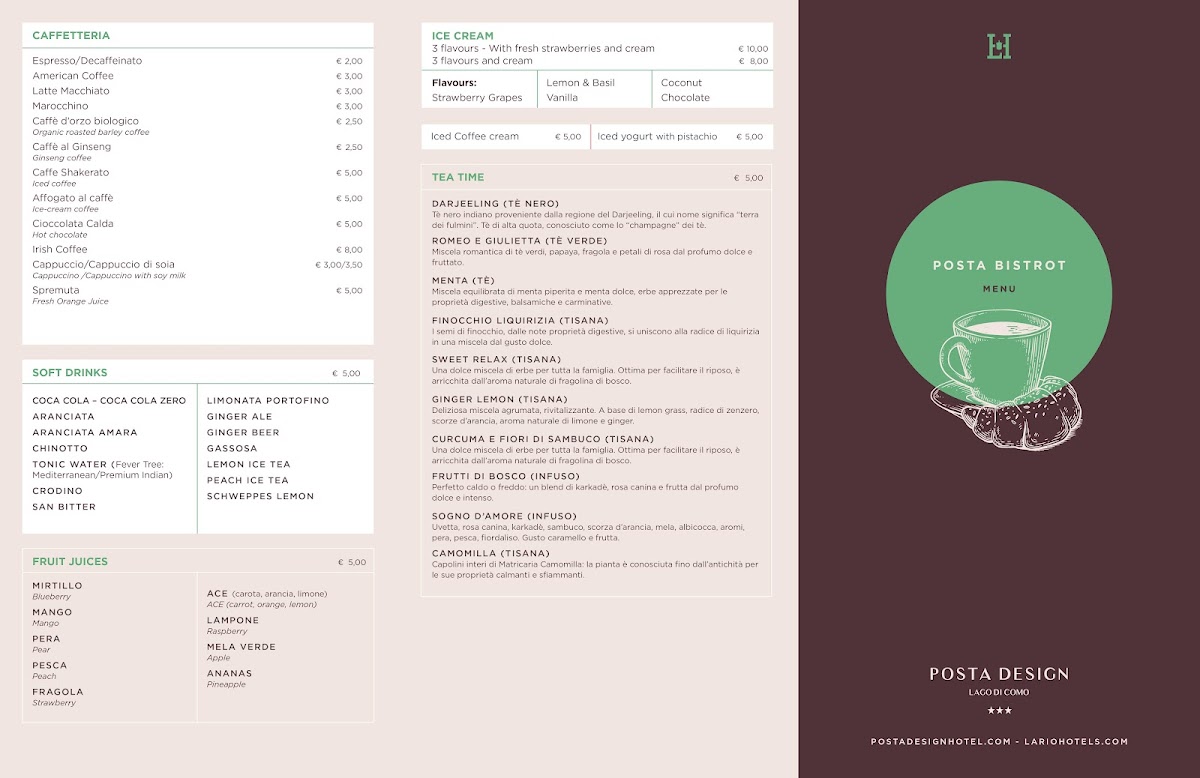 Posta Bistrot Photo Menu 2