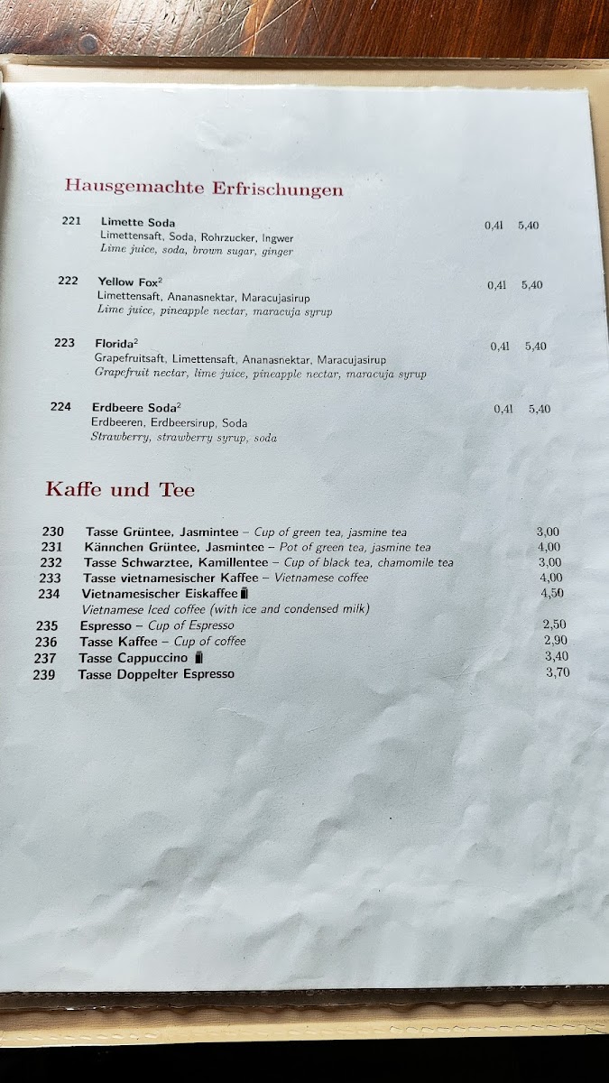 Restaurant Anh Thu Photo Menu 1