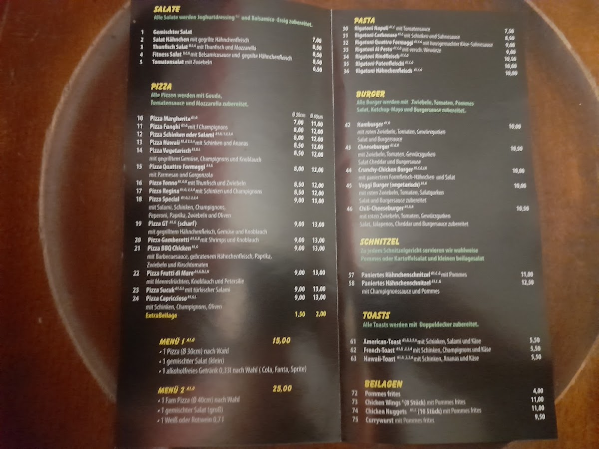 GT Pizza Point Photo Menu 3