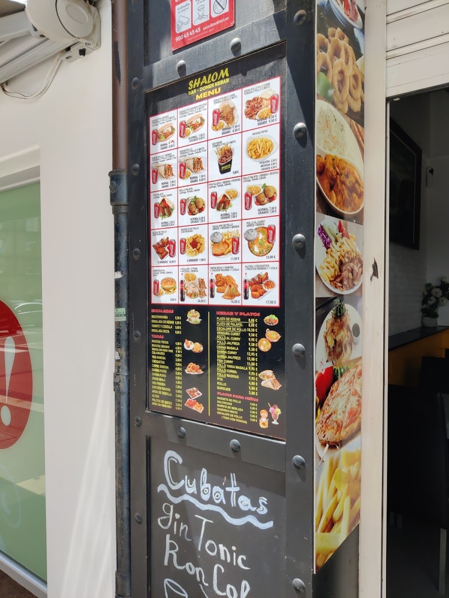 Shalom Photo Menu 1