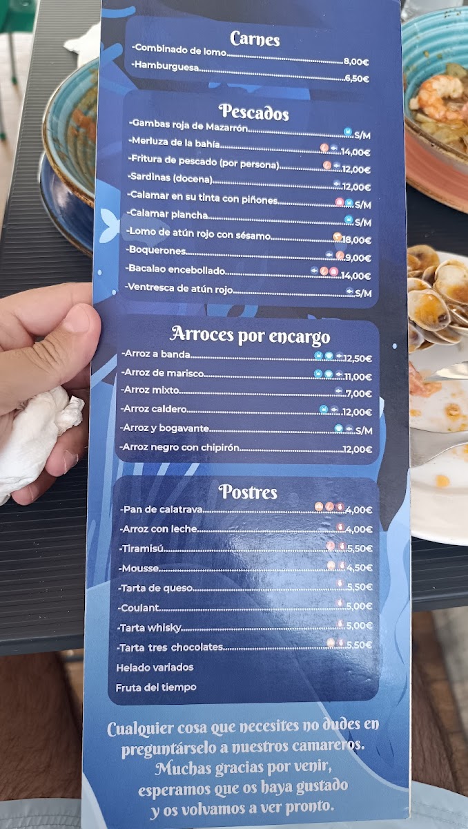 Restaurante Espigón Photo Menu 1