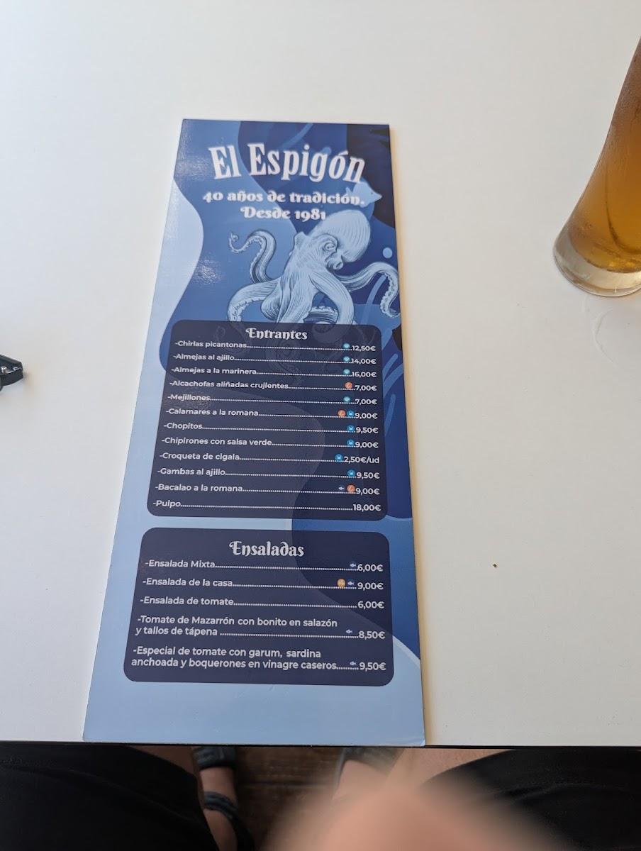 Restaurante Espigón Photo Menu 5