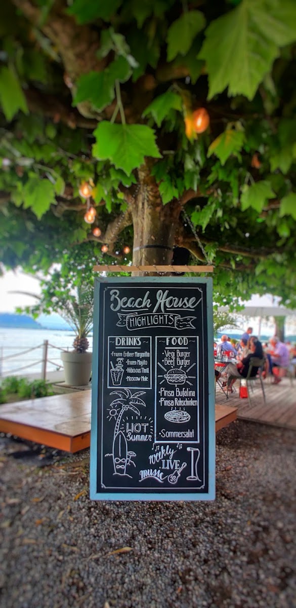 Beach House Photo Menu 3