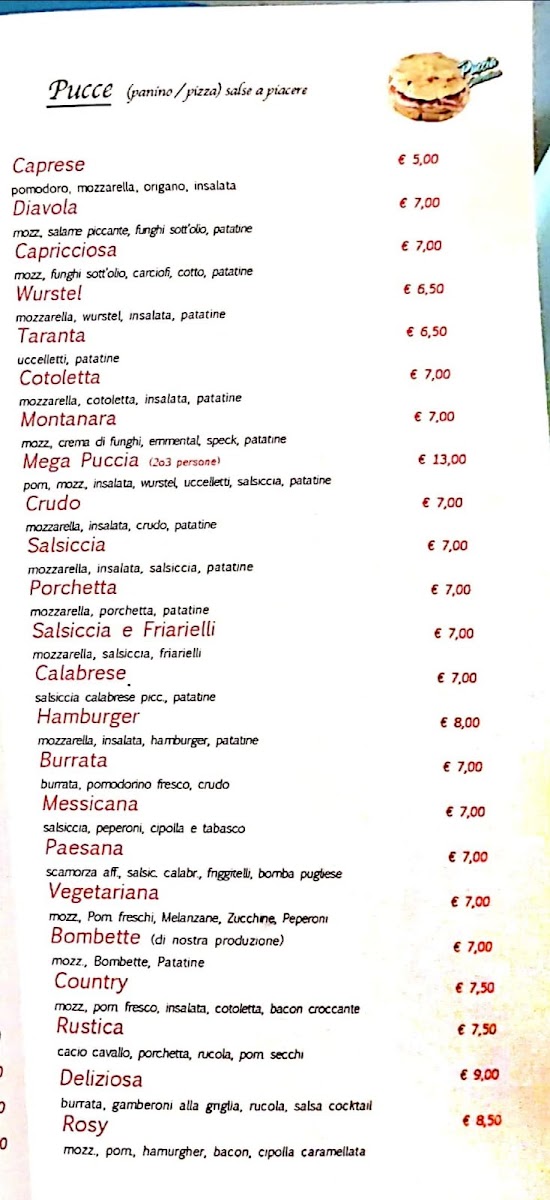 Pizzeria La Taranta Photo Menu 4
