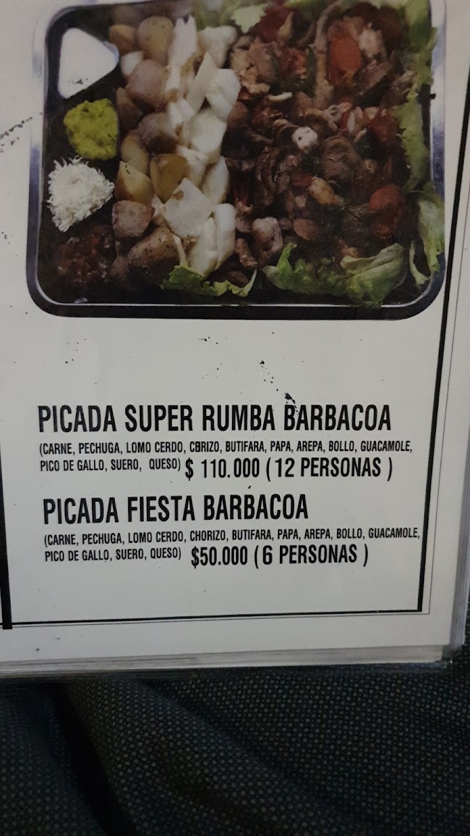 Barbacoa Santa Marta Premium Grill Photo Menu 4