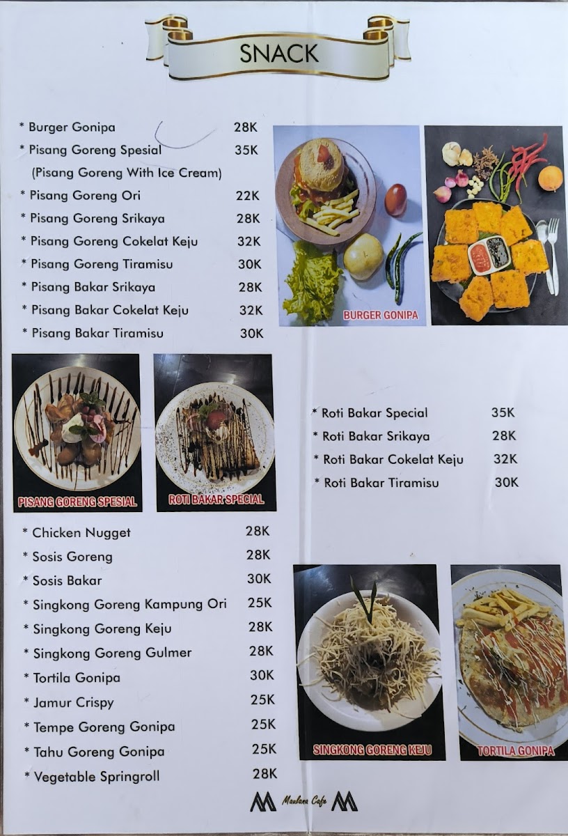MAULANA Villa & Cafe Photo Menu 2
