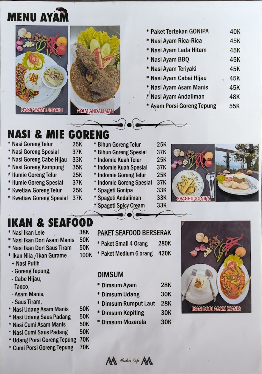 MAULANA Villa & Cafe Photo Menu 5