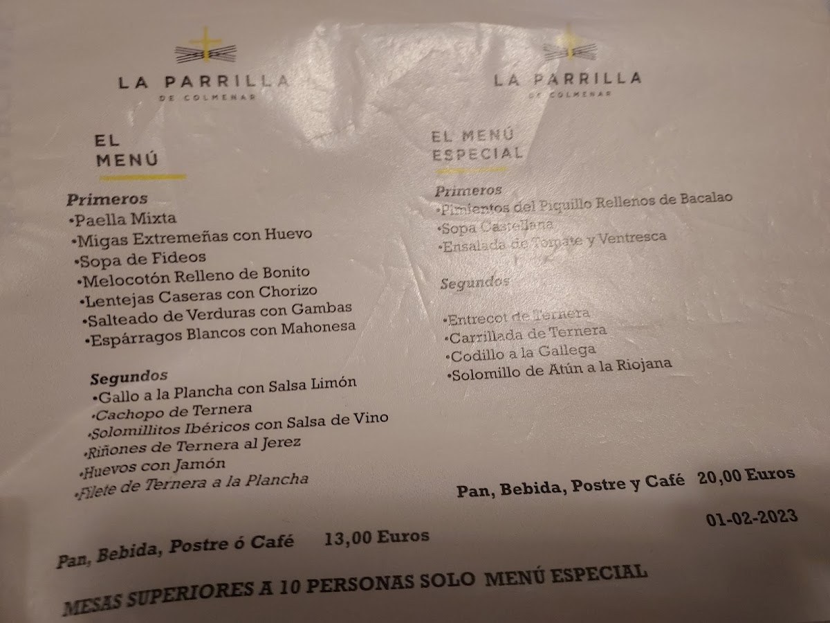Restaurante El Asador Photo Menu 1