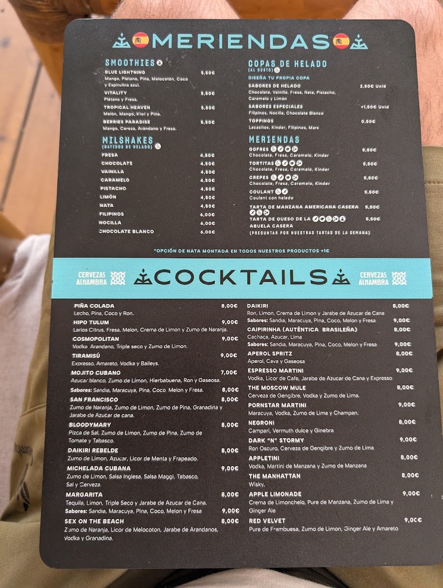 Tulum Beach Club Photo Menu 1