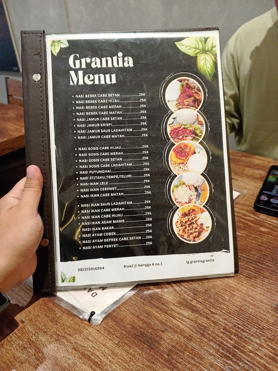 Grantia Photo Menu 1
