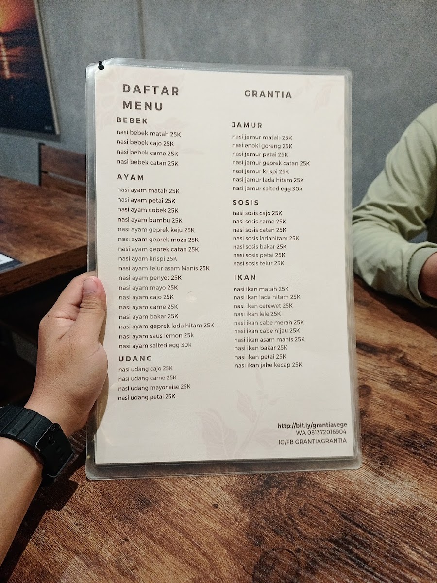 Grantia Photo Menu 5