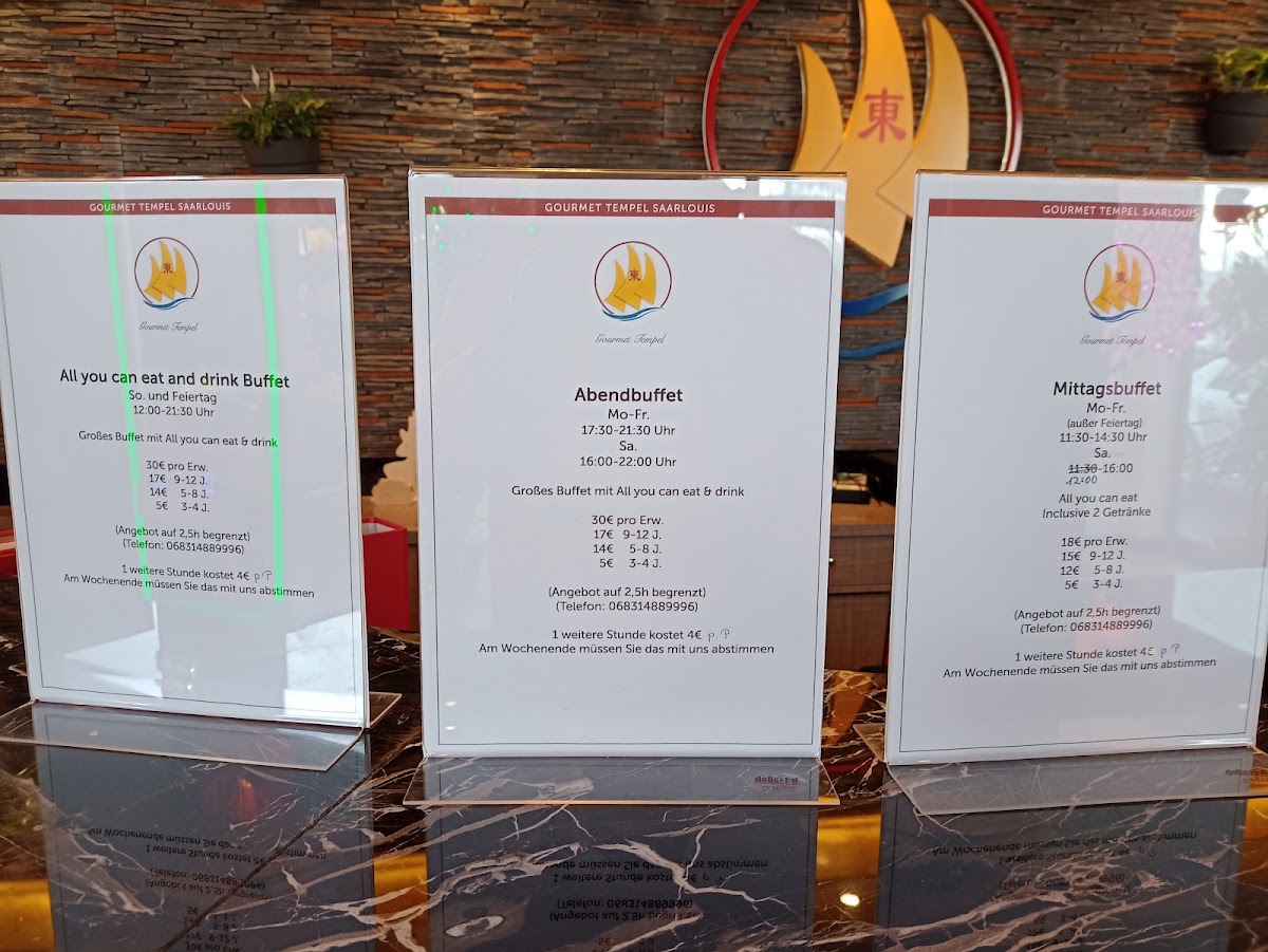 Gourmet Tempel Photo Menu 8