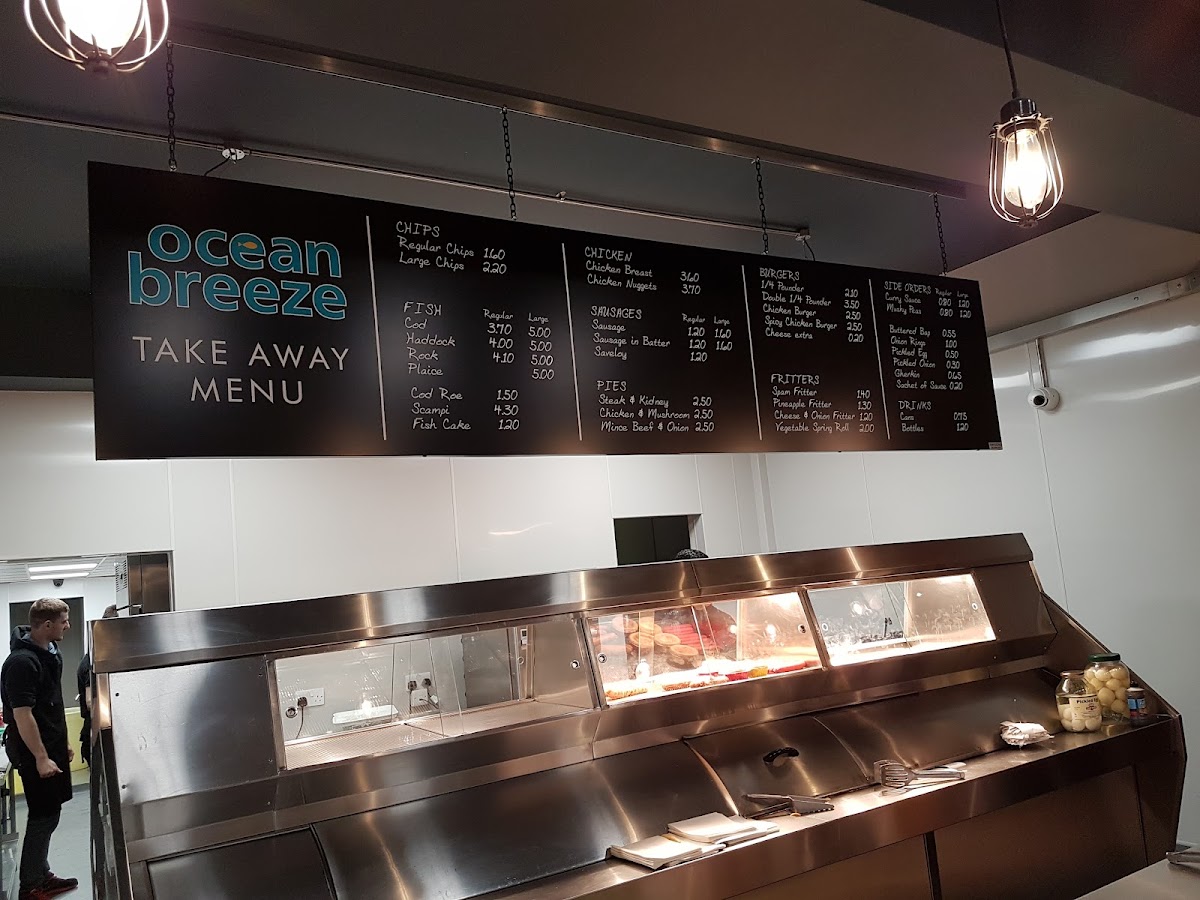 Ocean Breeze Traditional Fish & Chips Photo Menu 3