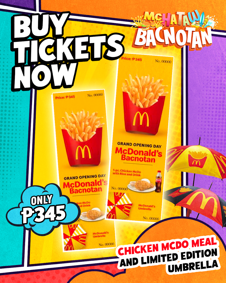 McDonald's Bacnotan Photo Menu 1