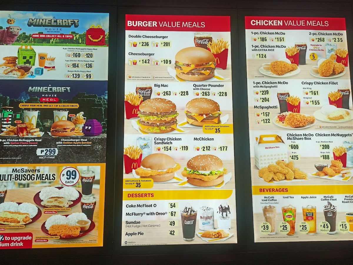 McDonald's Bacnotan Photo Menu 2