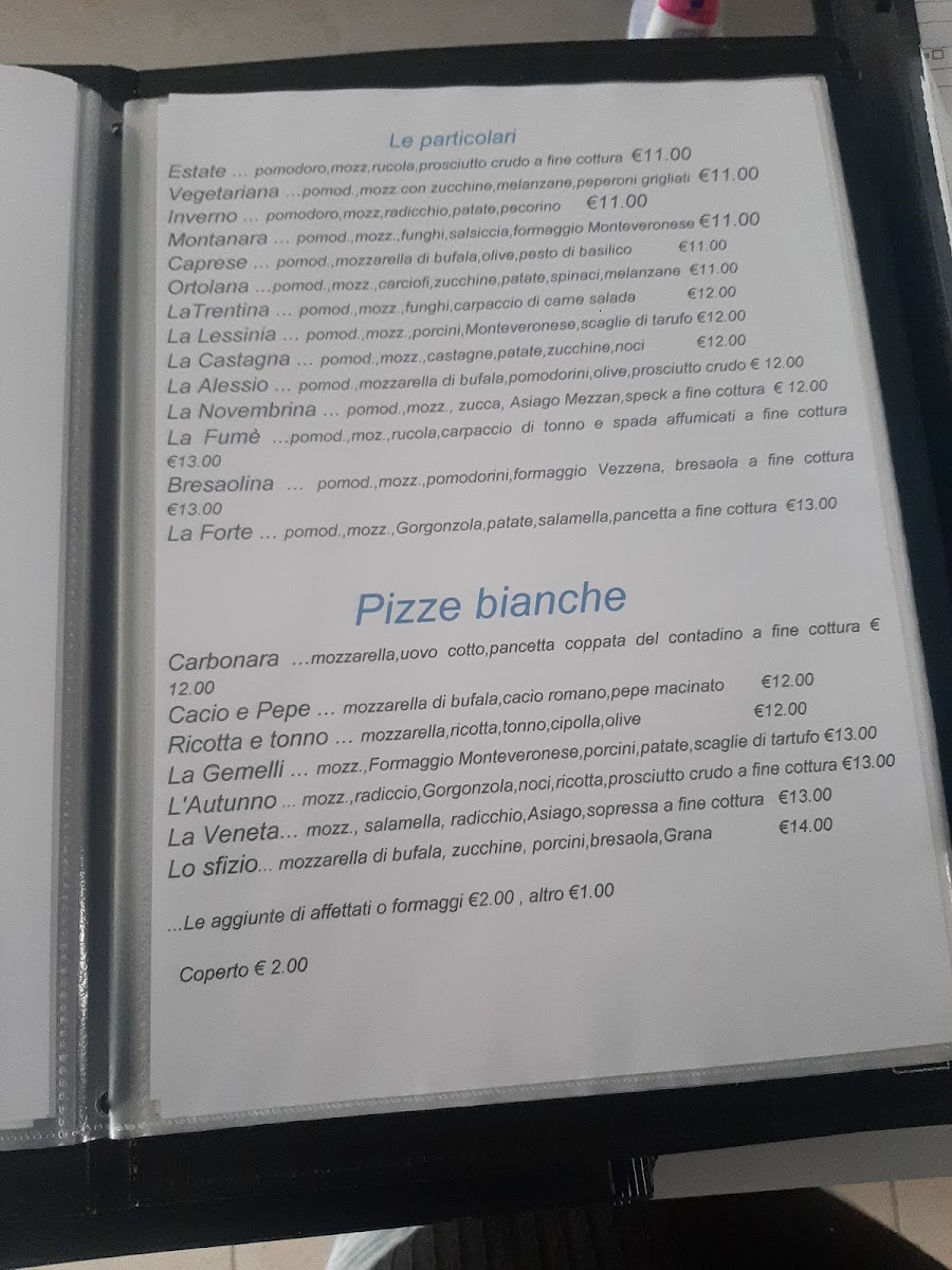 Gemelli Ristorante Pizzeria Photo Menu 5