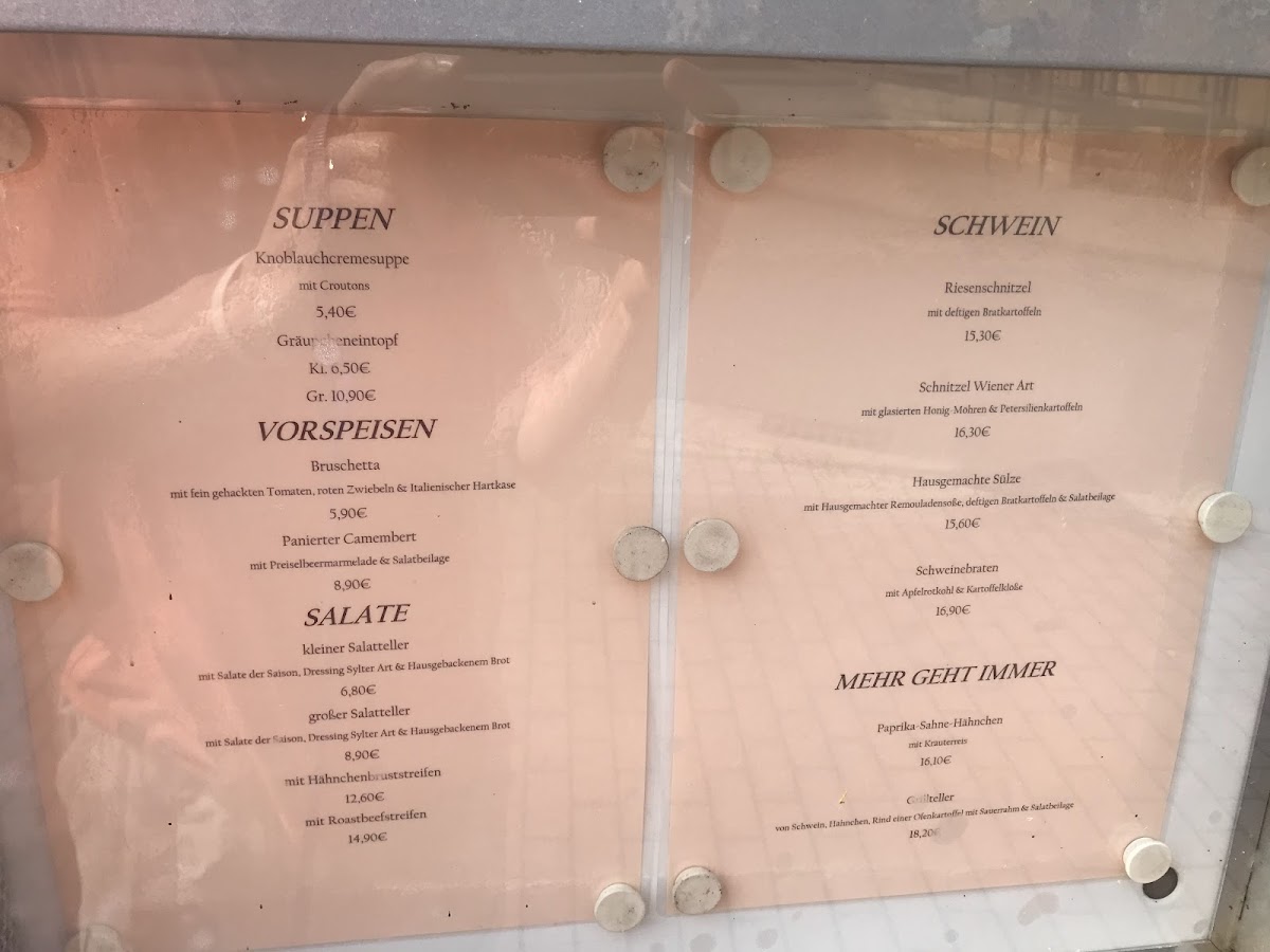 Gasthaus Goldener Anker Photo Menu 1