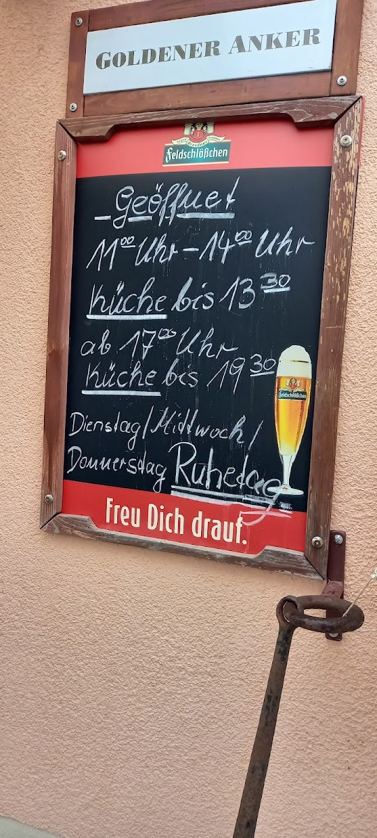 Gasthaus Goldener Anker Photo Menu 3