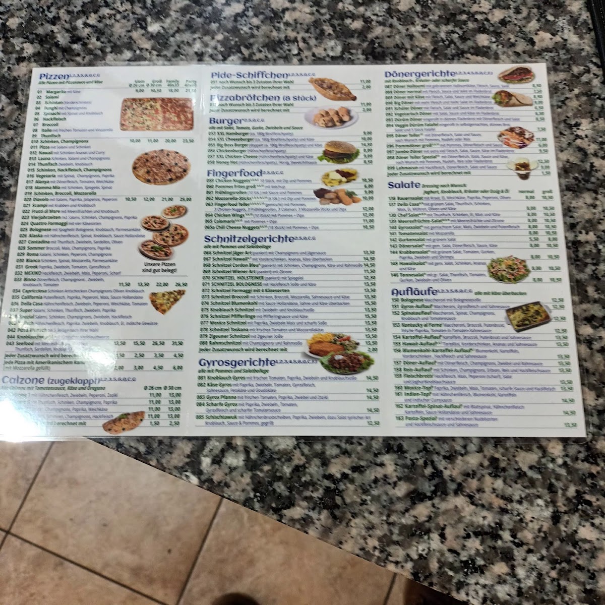 Della Casa Photo Menu 2