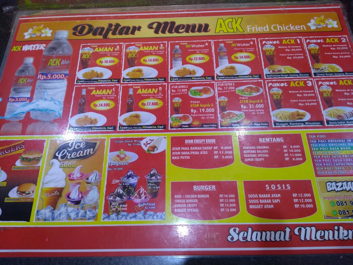 ACK NUSA INDAH Photo Menu 1