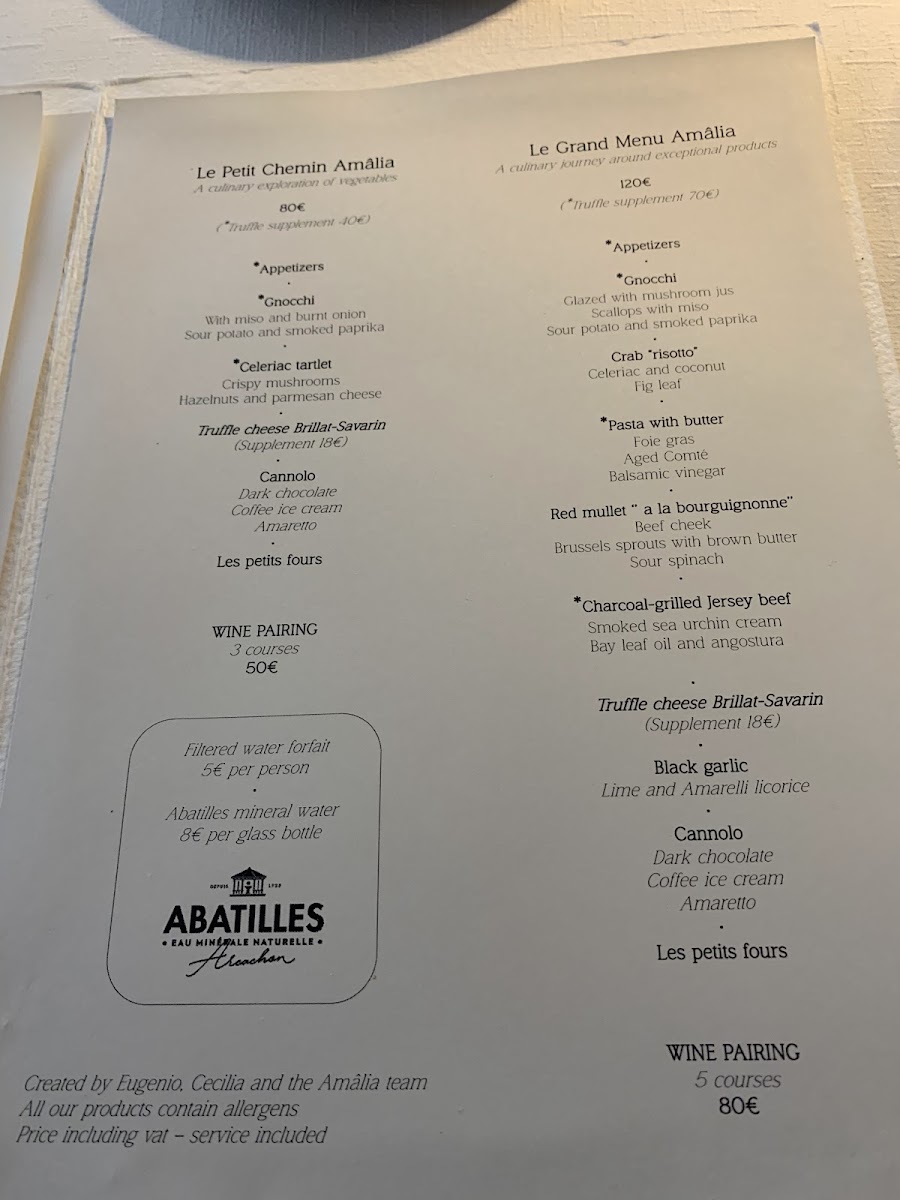 AMÂLIA Restaurant Photo Menu 5
