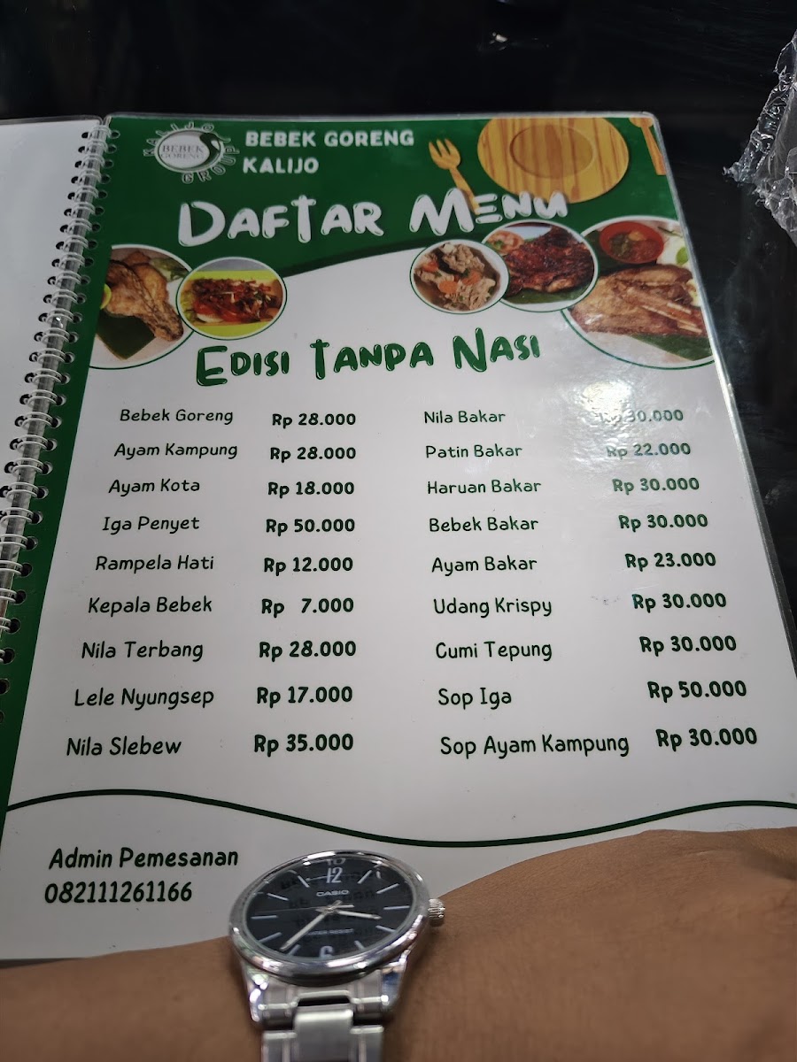 BEBEK GORENG KALIJO TANBU Photo Menu 2