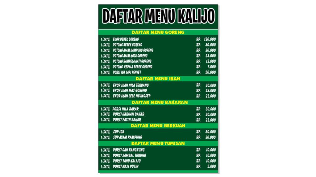 BEBEK GORENG KALIJO TANBU Photo Menu 6