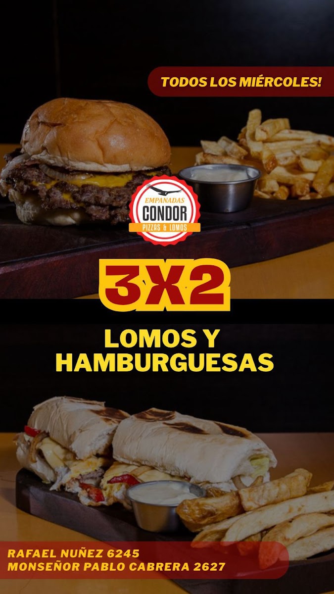 CONDOR Lomos&Empanadas Suc. MONSEÑOR Photo Menu 9