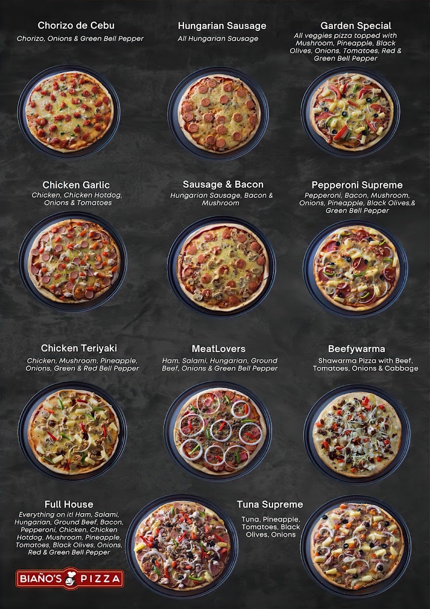 Biaños Pizza Cabadbaran City Photo Menu 3