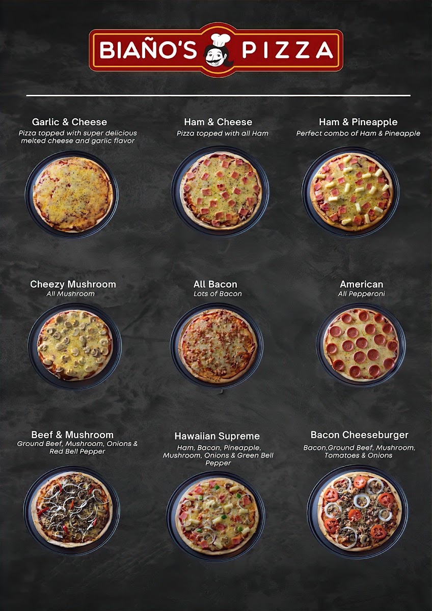 Biaños Pizza Cabadbaran City Photo Menu 4