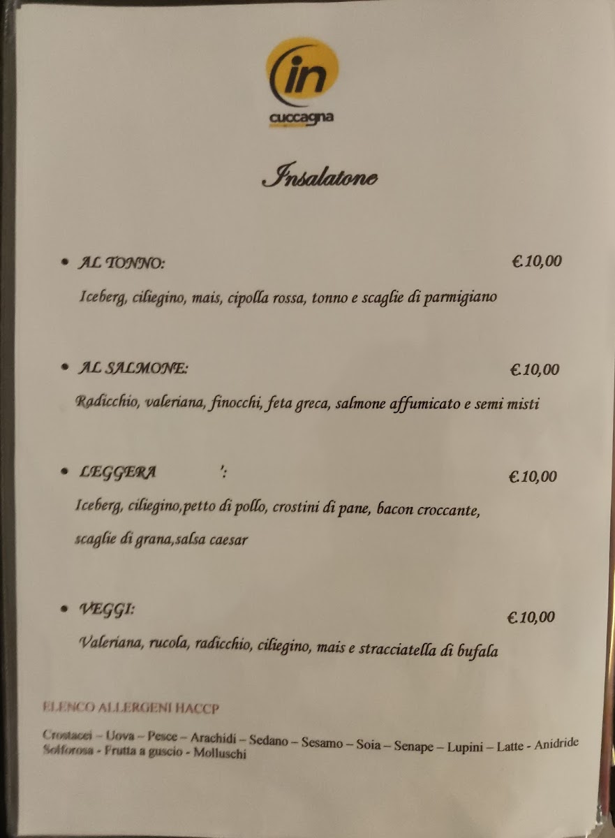 Cuccagna In Ragusa Photo Menu 7