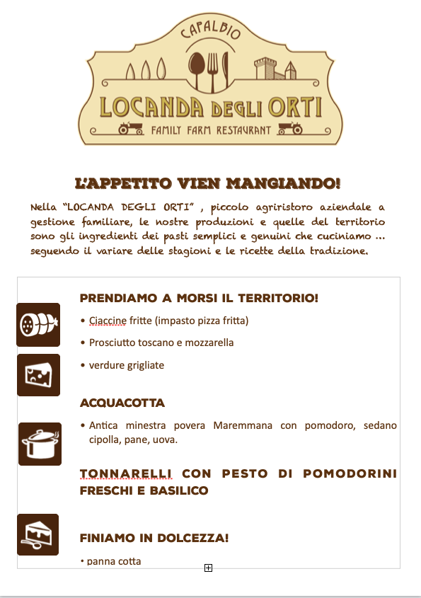 Locanda dell'orto Photo Menu 1
