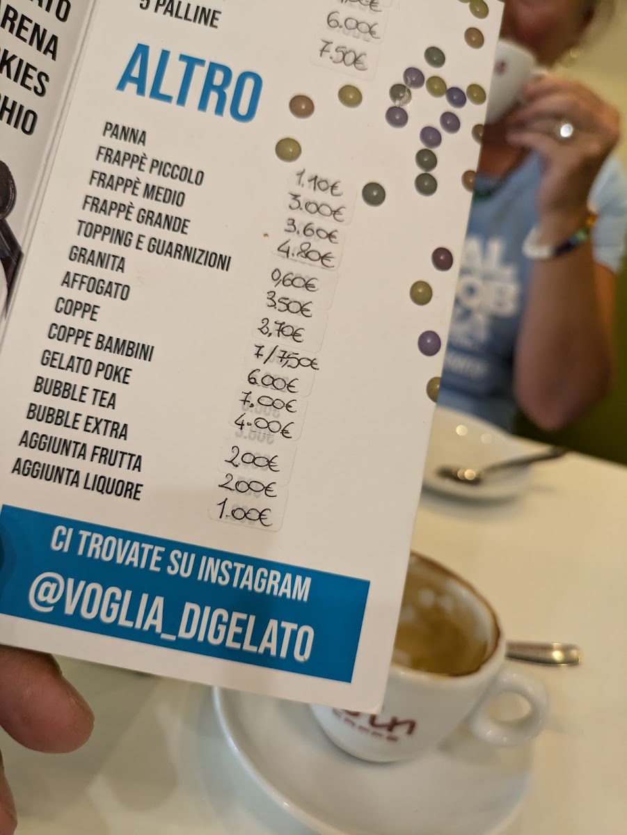 Voglia di Gelato Photo Menu 1