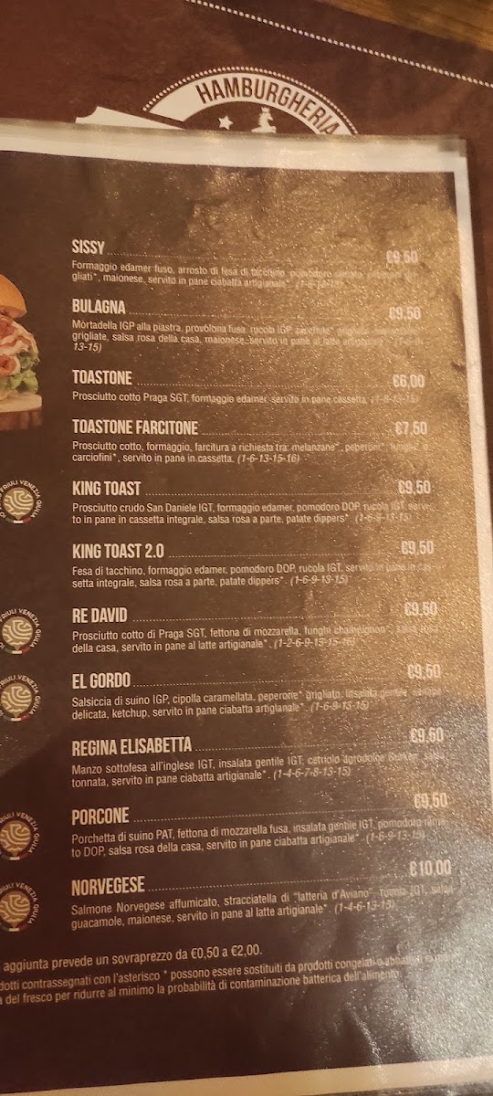 King Pub - Lignano Pineta Photo Menu 4
