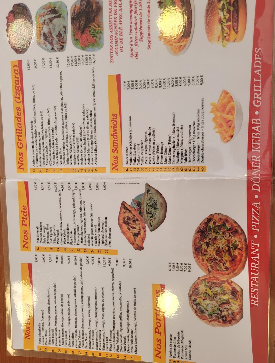 Le Pasa Photo Menu 1