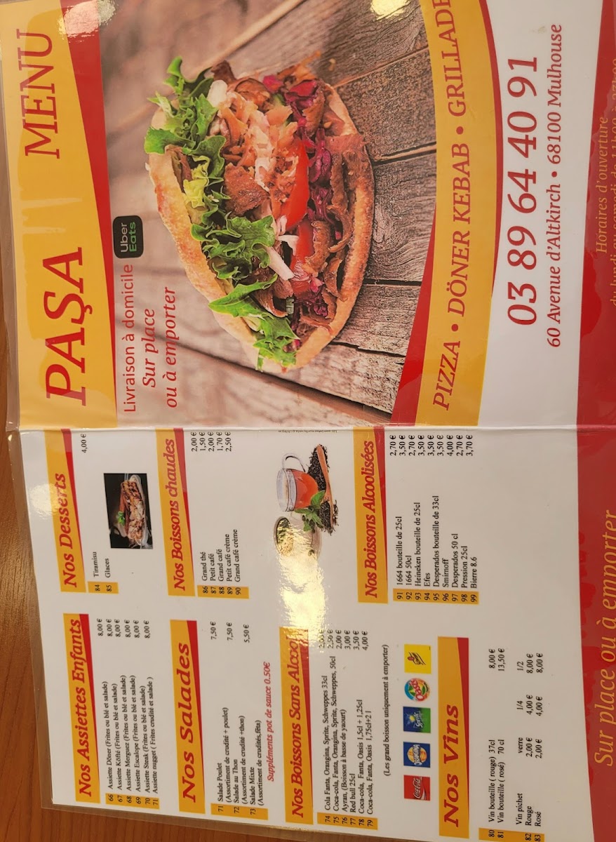 Le Pasa Photo Menu 2