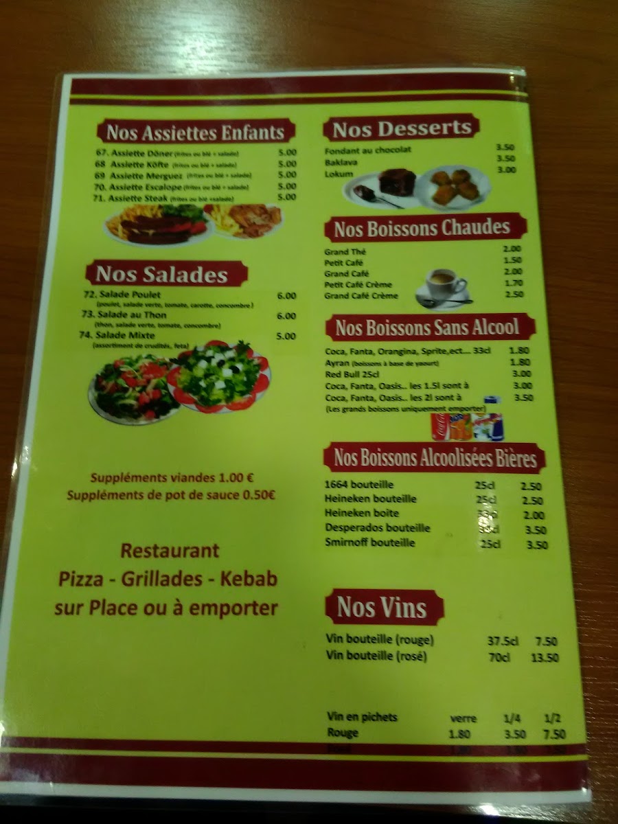 Le Pasa Photo Menu 5